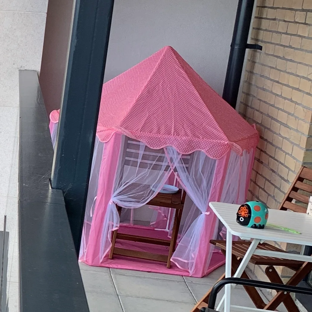 Pink tent